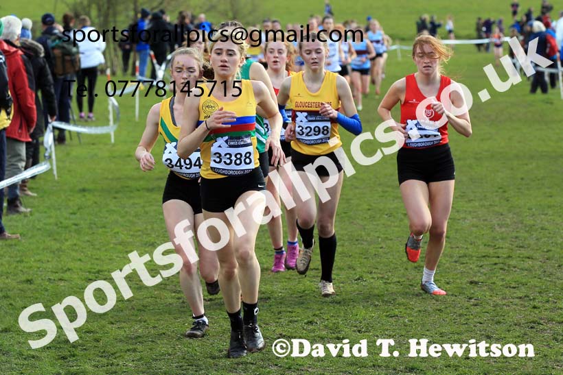 Womens Under-20s 2022 CAU Inter Counties Cross Country, Prestwold Hall, Loughborough.  Photo: David T. Hewitson/Sports for All Pics
